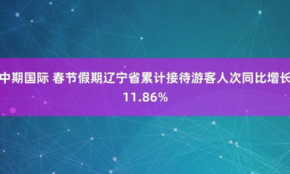 中期国际 春节假期辽宁省累计接待游客人次同比增长11.86%